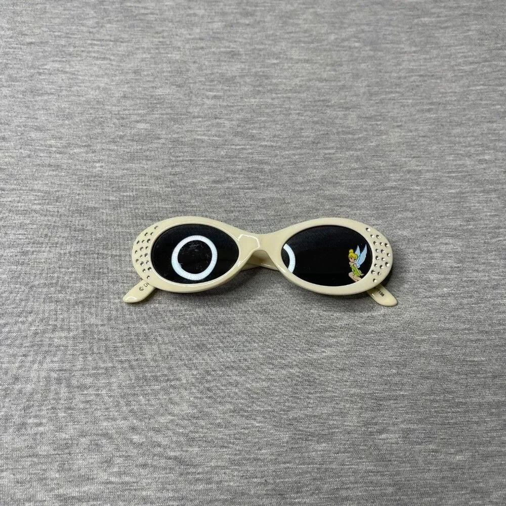 Disney Tinkerbell 90's Vintage Girls Cat Eye Plastic Sunglasses